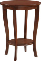 Convenience Concepts American Heritage Round End Table by ConvenienceConcepts
