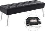 DUHOME Button-Tufted Ottoman Bench, Upholstered Bedroom Benches Footrest Stool - Image 6