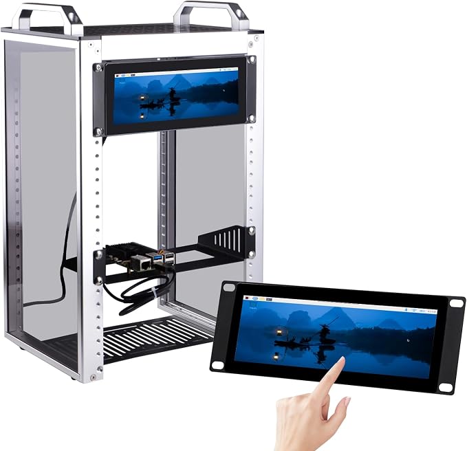 GeeekPi 7.84 inch 1280x400 LCD Touch Screen 2U Rack Mount Monitor - Image 5