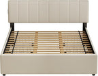 King Size Upholstered Platform Bed - Image 11