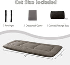 MAXYOYO Cot Japanese Floor Futon Mattress, Single Size Tatami Mat Sleeping Pad - Image 2
