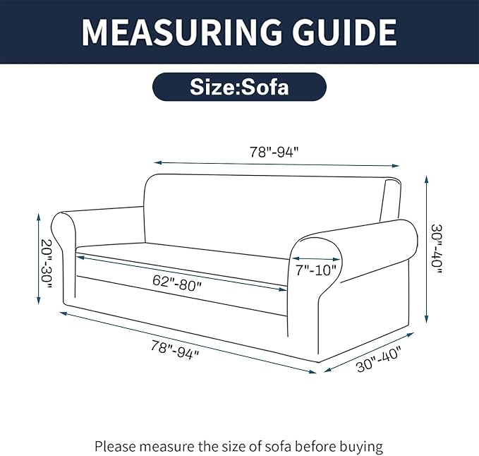 Cupuamon 2026 New Stretch Sofa Slipcovers Couch Cover - Image 2