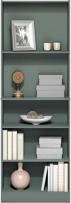 Furinno Jaya Book Shelf, 5-Tier Bookshelf, Bookcase - Image 4