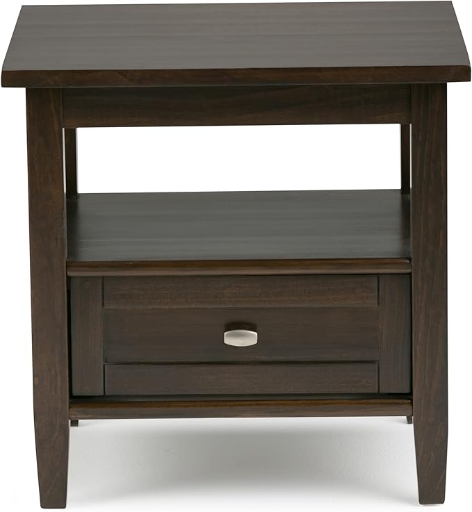 SIMPLIHOME Warm Shaker Solid Wood Transitional-Style 36-inch Wide Coffee Table - Image 8