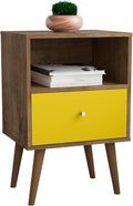 Manhattan Comfort Liberty Mid Century Modern Nightstand by ManhattanComfort