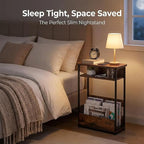 Narrow Side Table, 3-Tier Slim End Table - Image 5