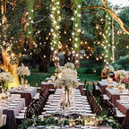 Artificial Hanging Vine, 10 Pcs Weeping Willow Plastic Plants Greenery Leaves Faux Ivy Garland Fake Plant UV Resistant Indoor Outdoor Garden Door Wall Baskets Wedding Party Table Decoration Green Red - Image 6
