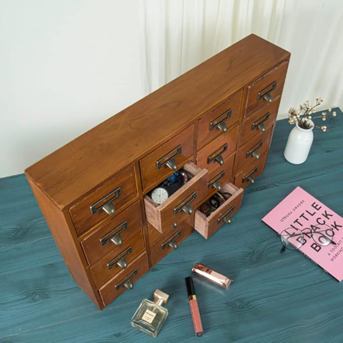 16 Drawers Apothecary Cabinet - Image 5