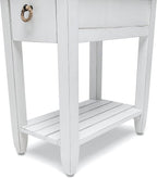 Sea Winds Trading Picket Fence Chairside Table Kiln-Dried Solid Wood Distressed - Image 11