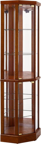 Glass Corner Display Cabinet - Image 9