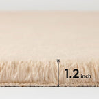 Ashler Faux Fur Rug, Upgraded Soft Faux Rabbit Fur, 2 x 3 Feet, Machine - Image 2