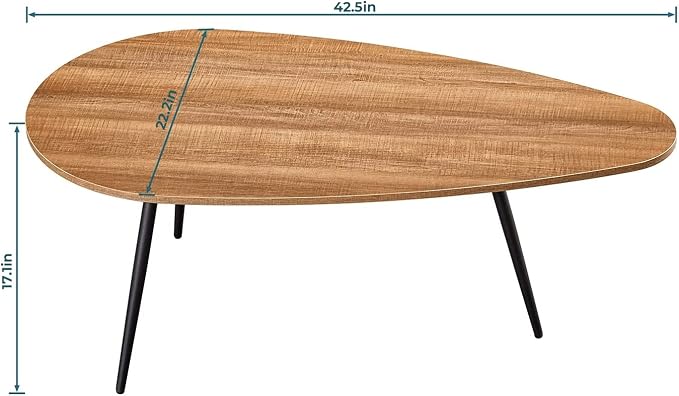 SAYGOER Mid Century Modern Coffee Table - Image 3