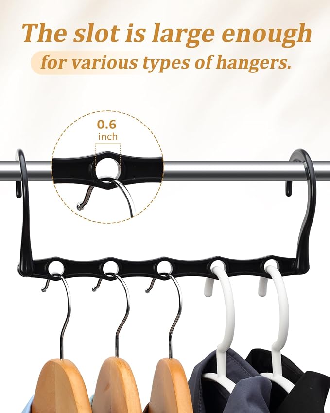 AMKUFO Hangers-Space-Saving 16 Pack Space-Saver, Plastic Magic Hangers - Image 4