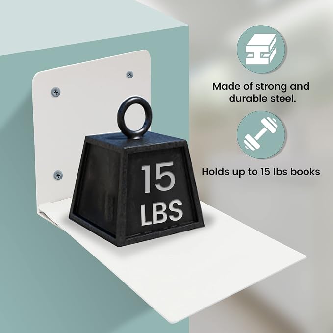 STORAGE MANIAC Floating Book Shelves - Image 4