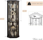 Anwick Corner Display Curio Cabinets - Image 2