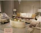 HUAHOO Premium Genuine Sheepskin Rug Camel Real Australia Sheepskin Natural - Image 7