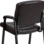Flash Furniture Haeger LeatherSoft Tufted Executive Reception Chair - Image 9