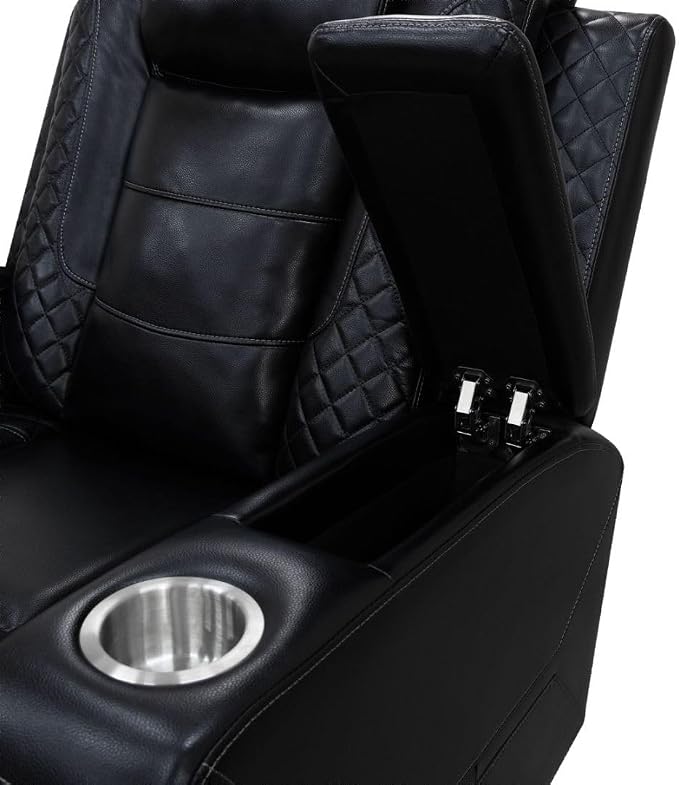 Leather Power Recliner Sofa Set - Image 6