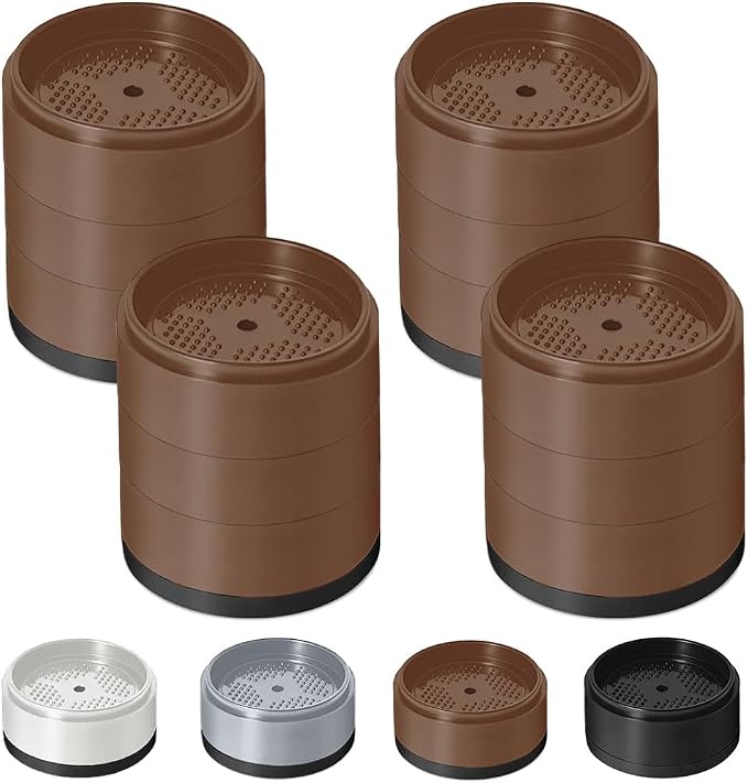 Bed Risers 1 inch, 2 inch, 3 inch, 4 inch Heavy Duty, Adjustable Furniture Riser by EGTTGIN