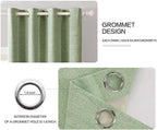 MIULEE 100% Blackout Linen Curtains - Image 4