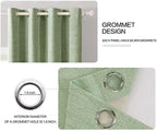 MIULEE 100% Blackout Linen Curtains - Image 4