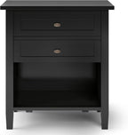 SIMPLIHOME Warm Shaker Solid Wood 24 inch Wide Transitional-Style Bedside - Image 2