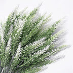 CATTREE Artificial Lavender, Plastic Plants Fake Flowers Bouquet Home Bridal Wedding Office Party Garden Balcony Indoor Outdoor DIY Centerpieces Arrangements Simulation Craft Decoration White 4pcs - Image 6
