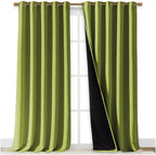 NICETOWN Full Shading Curtains for Windows, Fresh Green, 70 inches W x 95 - Image 2