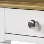 HomeStock Asian Allure Chairside Table, Compact & Stylish, Space-Saving Design - Image 3