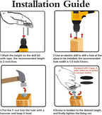 4 Set M10 Adjustable Leveling Feet, Heavy Duty Height Adjuster Furniture - Image 5