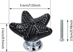Starfish Drawer Knobs Coastal Kitchen Cabinet Knos Beach Themeb Knob Ceramic - Image 2