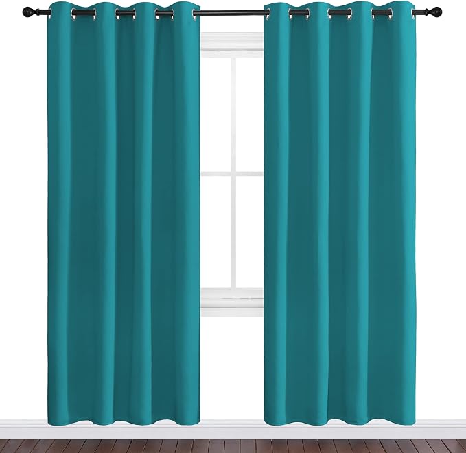 NICETOWN Room Darkening Curtains 78 inch Length 2 Panels, Thermal Insulated - Image 2