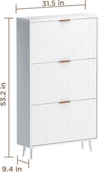 Shoe Cabinet Storage, Modern Freestanding Organizer - Image 2