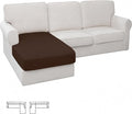 XINEAGE Chaise Cover for L Shaped Sofa, Sectional Couch Covers for Pets by XINEAGE