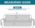 Turquoize 100% Waterproof Sofa Covers Couch Cover Sofa Cover - Image 5