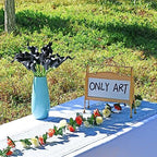 ONLY ART Artificial Black Calla Lily 20pcs – 13.5" PU Faux Flowers with Flexible Stems, Soft Texture, for New Year and Valentine's Day Home, Wedding & DIY Decor - Image 5