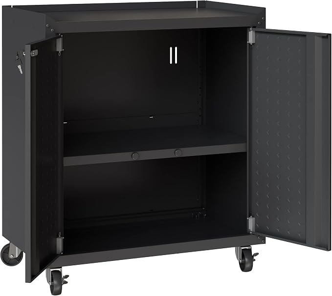 Manhattan Comfort Fortress Rolling Garage Storage Cabinet - Image 6