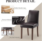 Dining Chairs Set of 6, Modern Dining Room Chairs - Image 3