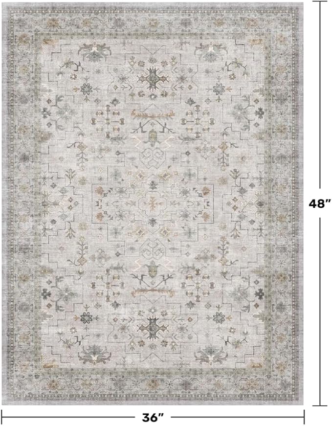 Boho Large 3x4 Bathroom Rug - Image 2