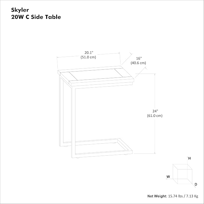SIMPLIHOME Skyler C-Side Table - Image 3
