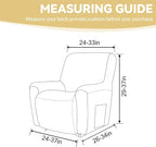 Cupuamon Recliner Chair Covers, Lazy Boy Recliner Covers Stretch Reclining - Image 2