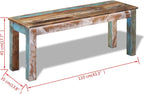 Gecheer Bench Solid Reclaimed Wood 43.3"x13.8"x17.7" - Image 8
