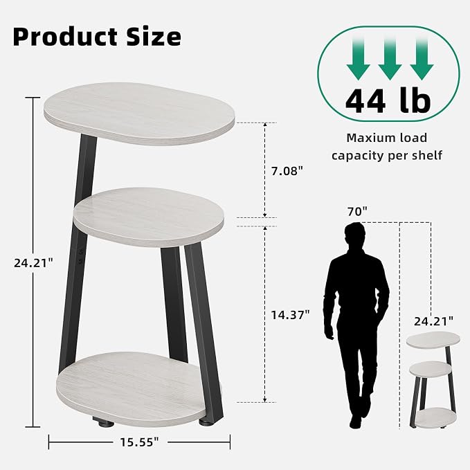 Kalrin Side Table, Small End Table - Image 2