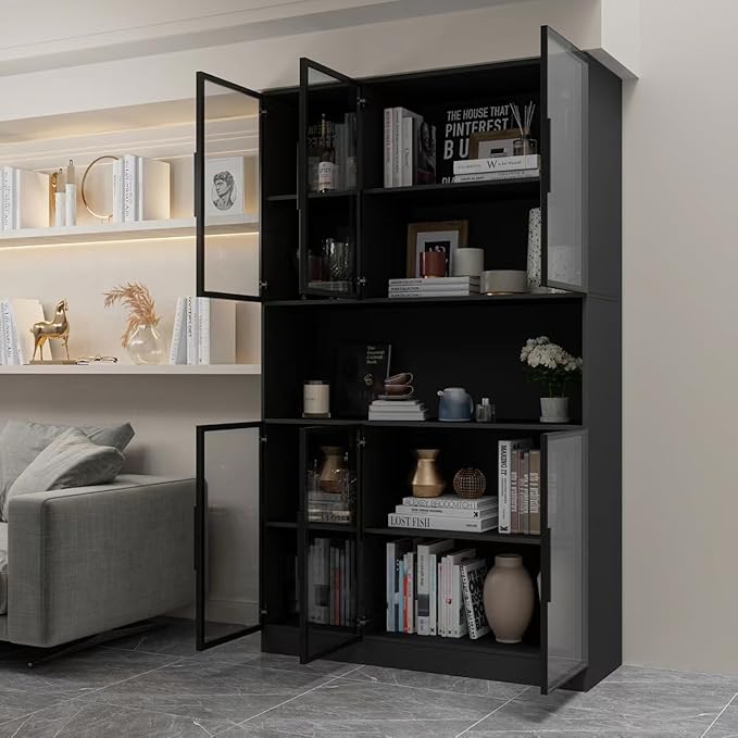 Mekminop Glass Doors Display Cabinet - Image 3