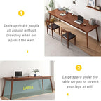 NELYE Mid-Century Long Desk Table - Image 7