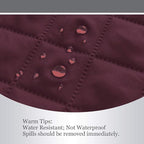 Easy-Going Reversible Couch Cover, Small Chair, Wine/Beige | Machine Washable - Image 4