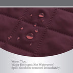 Easy-Going Reversible Couch Cover, 2 Cushion Sofa, Wine/Beige | Machine - Image 4