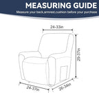 Cupuamon Recliner Chair Covers, Lazy Boy Recliner Covers Stretch Reclining - Image 2