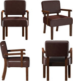 FAGAGA Accent Chair, PU Leather Living Room Chairs Oversize - Image 9