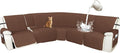 Arfntevss Recliner Sectional Couch Covers 1OO% Waterproof L Shape Sofa Cover by Arfntevss